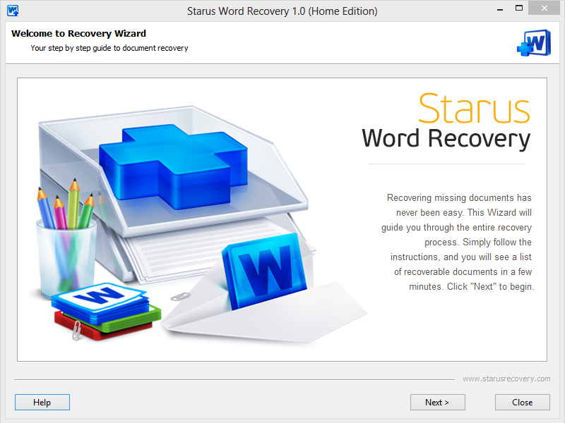 Recover Microsoft Word, OpenOffice documents