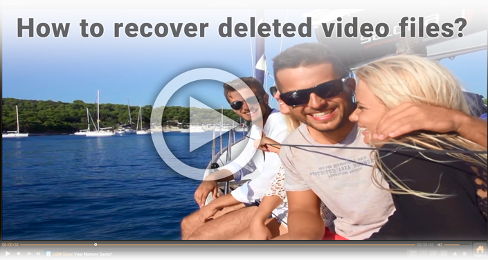How to recover deleted video files?