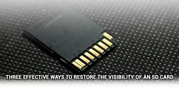 Restore the Visibility of an SD Card
