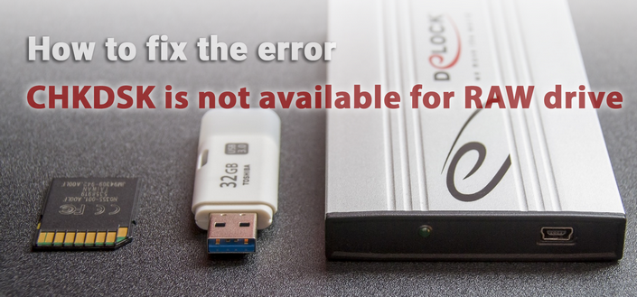 How to Fix “CHKDSK not valid for RAW disks” USB or SD cards How to Fix Error