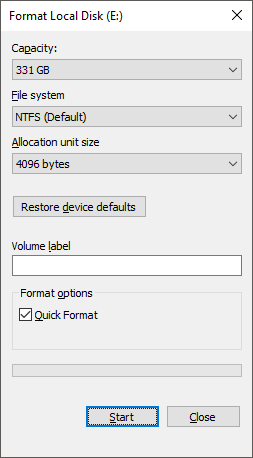 Choosing a file system Choosing a file system