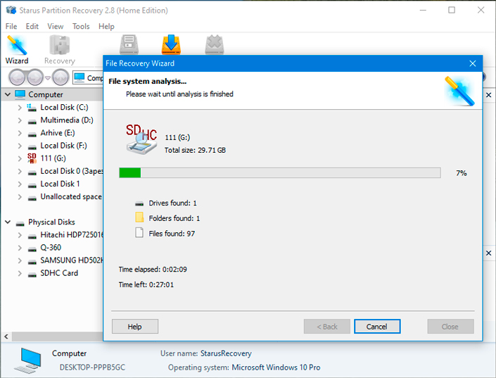 File system analysis