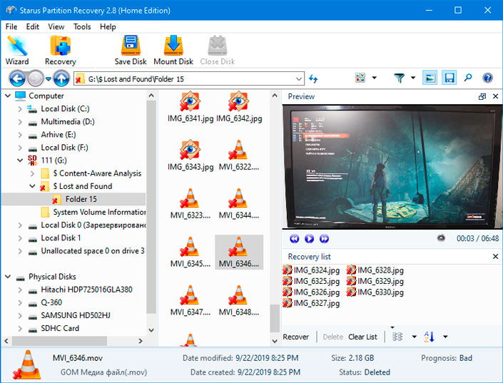 How to recover deleted data Starus Partition Recovery