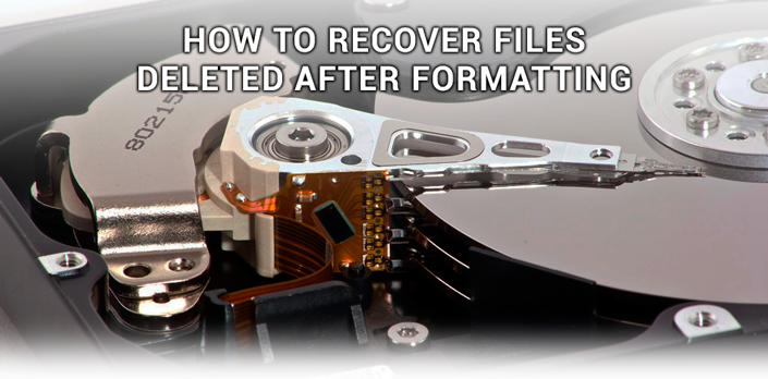 How to Recover Files Deleted After Formatting?