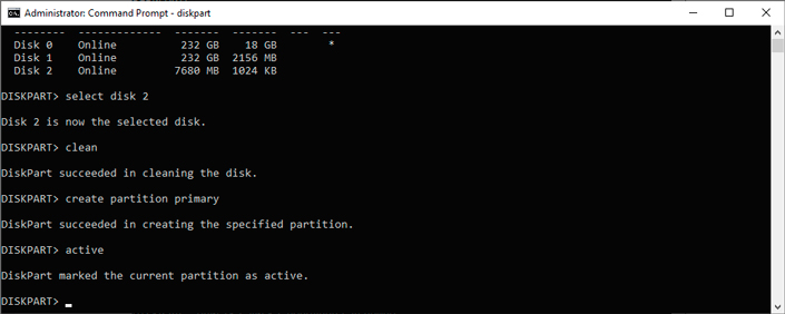 Command active Command active