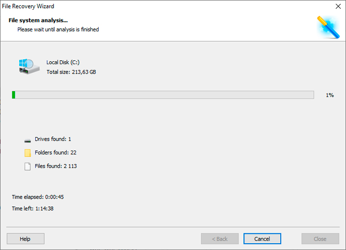 File system analysis