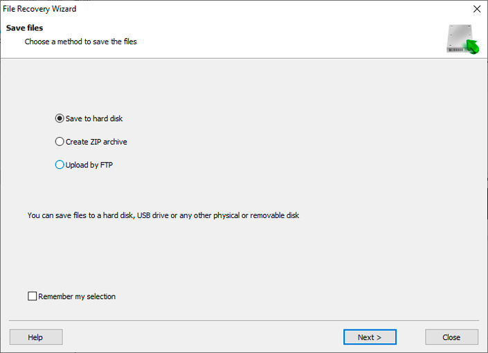 Choose the most convenient way to export Export