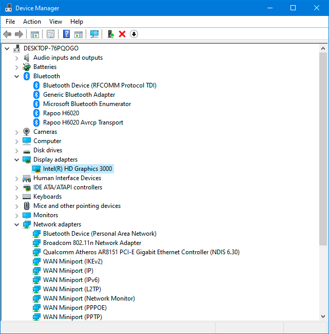 Device Manager in Windows Device Manager in Windows