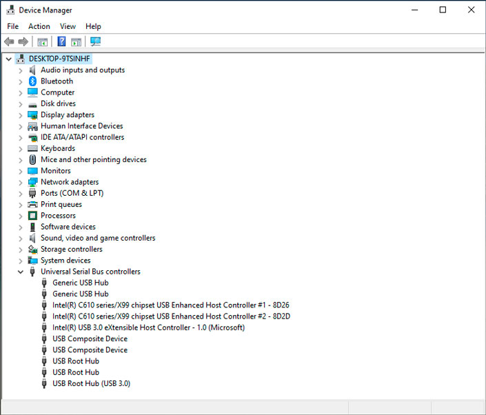 Device Manager - Driver Update Driver Update