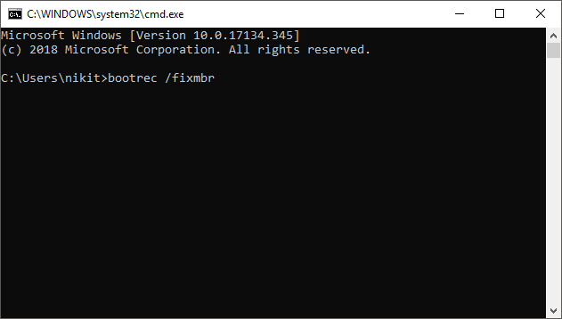 Restore master boot record MBR restore master boot record MBR