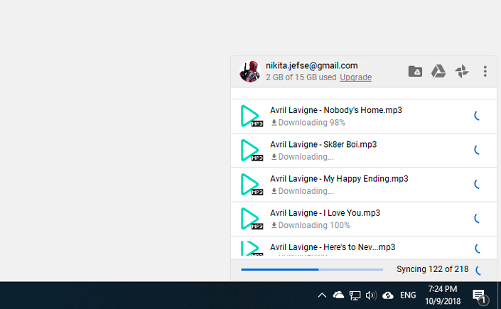 Google drive tab Google drive tab