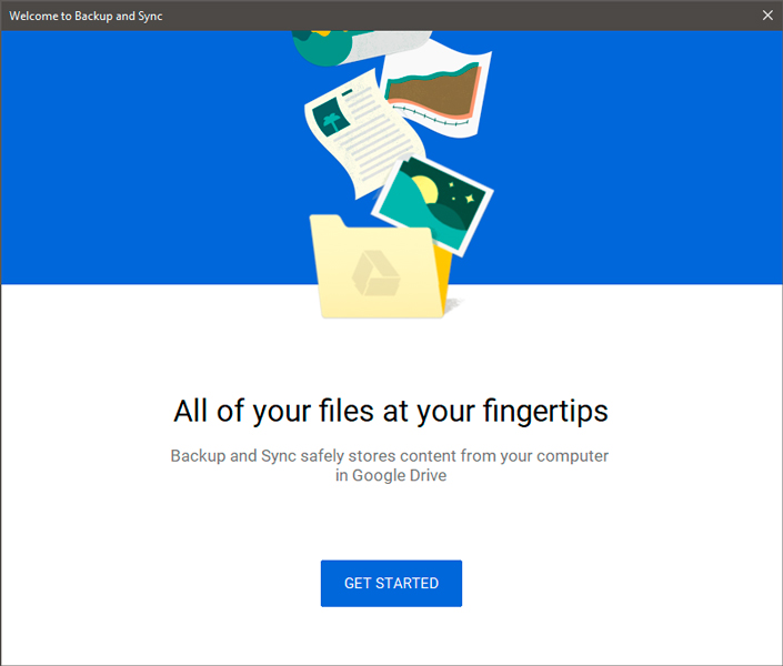 Backup and Sync app Backup and Sync app