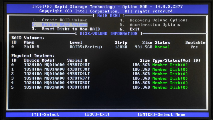 RAID via BIOS RAID via BIOS
