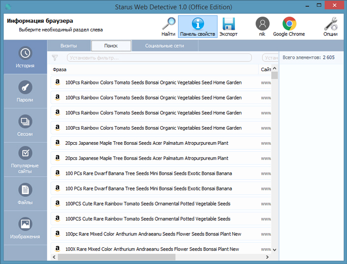 Browser History - Searches Searches